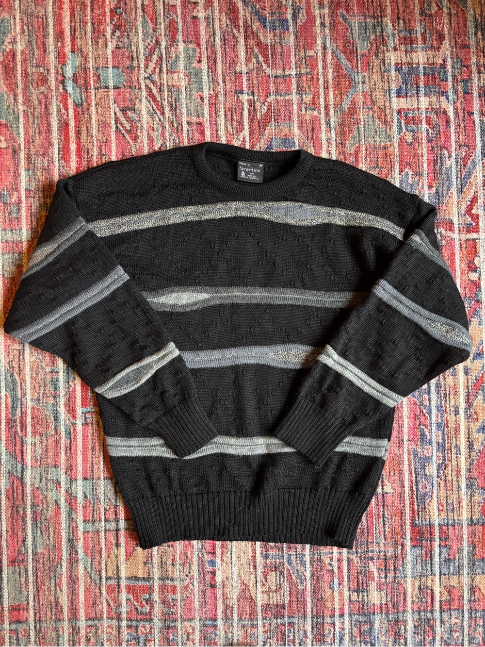 Farentino Men’s Medium 100% Wool Sweater
